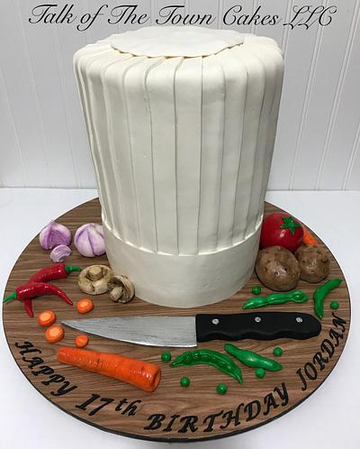 Chef Hat Cake  - Cake by The Cake Mamba