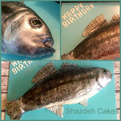 Bass Fish Cake - Cake by Shazdeh Cakes
