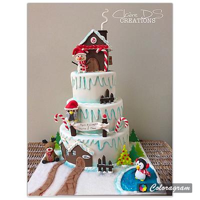 Christmas cake for children - Cake by Claire DS CREATIONS