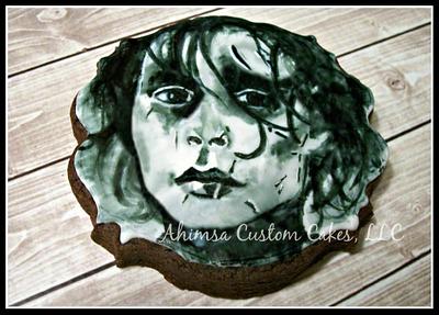 Edward Scissorhands cookie - Cake by Ahimsa
