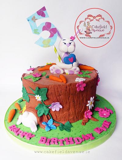 CUTE BUNNY RABBIT CAKE - Cake by Agatha Rogowska ( Cakefield Avenue)