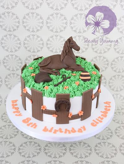 Horse cake and cupcakes - Cake by Really Yummy