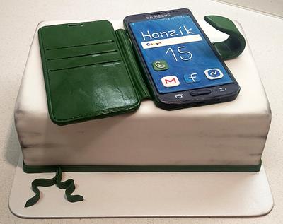 Mobile phone Samsung - Cake by Majka Maruška