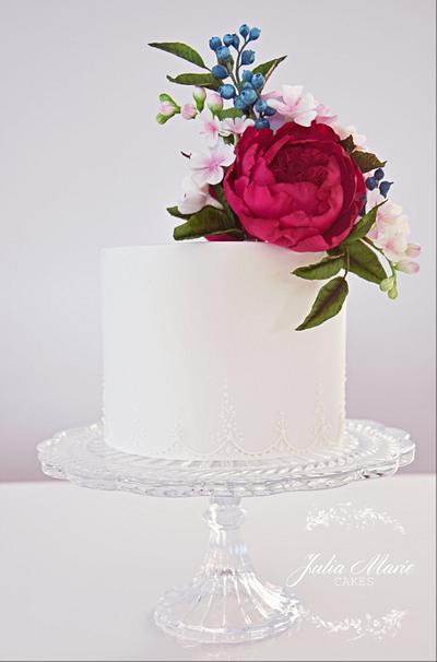 Floral Birthday Cake - Cake by Julia Marie Cakes
