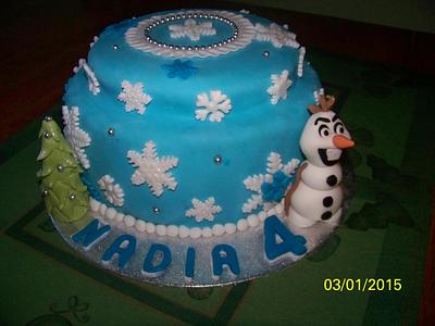 Frozen. - Cake by Agnieszka