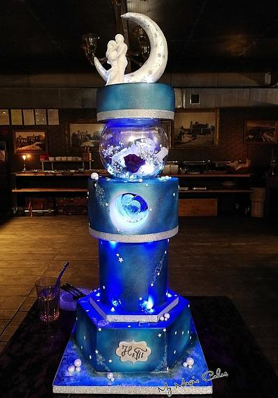 Love under the stars - Cake by My Magic Cakes 