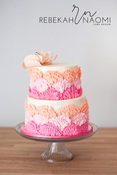 Buttercream Ruffles - Cake by Rebekah Naomi Cake Design