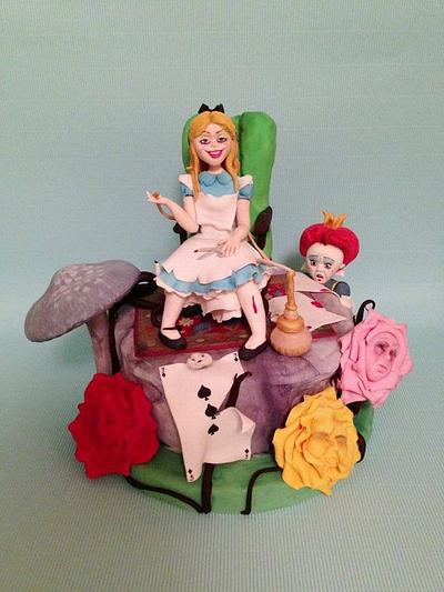 Alice's gona crazy - Cake by Silvia Mancini Cake Art