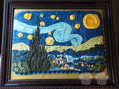 Starry Night - Cake by Susan