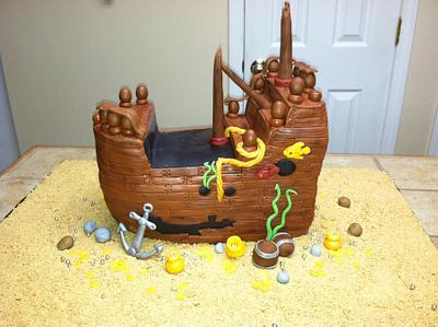 Sunken Ship Cake - Cake by Tetyana