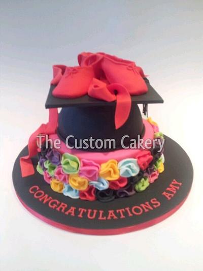 Ballet Graduation Cake - Cake by The Custom Cakery