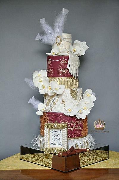 Forty & Fabulous - Cake by Sumaiya Omar - The Cake Duchess 