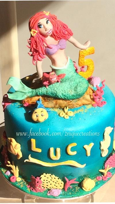 Little Mermaid cake - Cake by Znique Creations