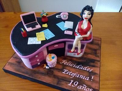 OFFICE CAKE - Cake by Camelia