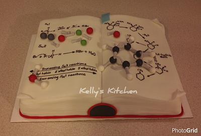 Chemistry text book cake - Cake by Kelly Stevens