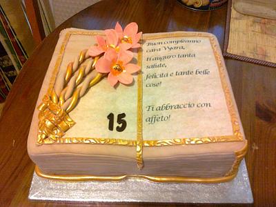 book cake - Cake by Love Cakes - Жана Манолова