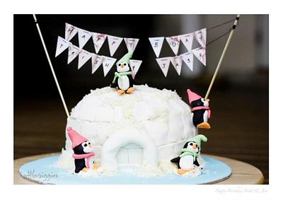 my penguin bday cake - Cake by Patricia Tsang