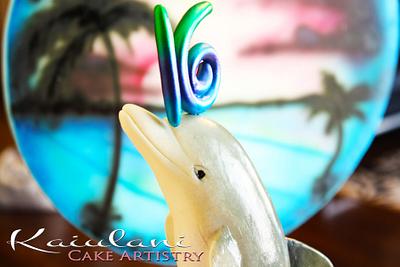 The Surfing Dolphin  - Cake by Kaiulani