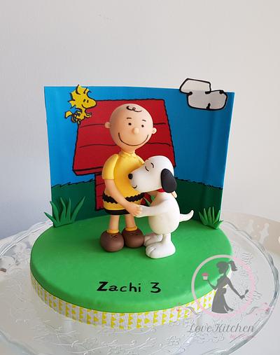 Snoopy and Charlie - Cake by ♡Love Kitchen♡ by Dijana