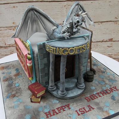 Diagon Alley Cake - Cake by Kate's Bespoke Cakes