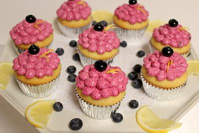 Lemon-Blueberry Cupcakes - Cake by Sunitha Jossey