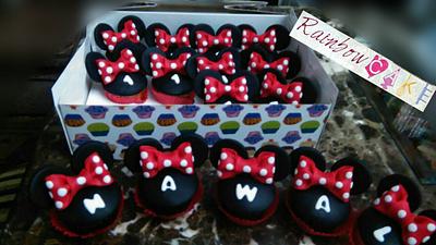 Minnie mouse cupcakes - Cake by Rainbowcake