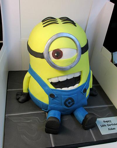 Minion cake - Cake by MarksCakes