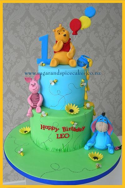 Pooh Bear and Friends - Cake by Mel_SugarandSpiceCakes