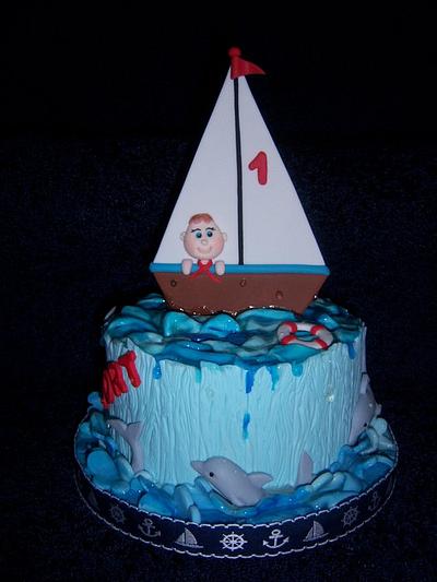 Sailing baby boy - Cake by Ria123