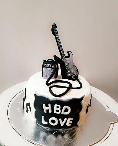 Electrical guitar cake - Cake by Juhi goyal