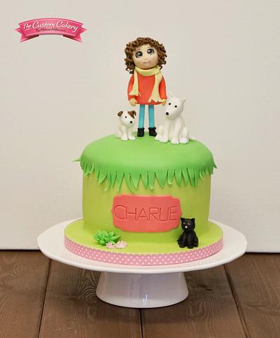 Charlie and her Pets - Cake by The Custom Cakery