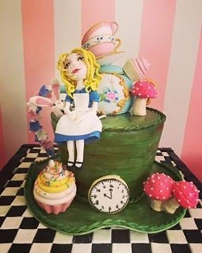 Alice in Wonderland - Cake by The Hot Pink Cake Studio by Ipshita
