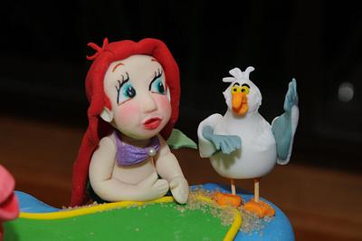 Ariel's underwater adventures - Cake by Trickycakes