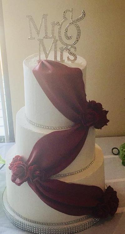 Buttercream Wedding Cake - Cake by givethemcake