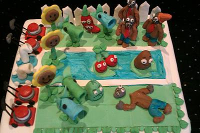 PLANTS vs ZOMBIES CAKE - Cake by Cakemummy
