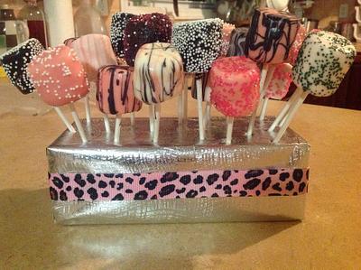 Chocolate Covered Marshmallows - Safari Baby Shower - Cake by Concierge Confections By Selene