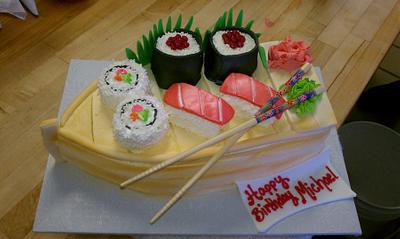 Sushi, anyone? - Cake by Continental Pastries and Deli