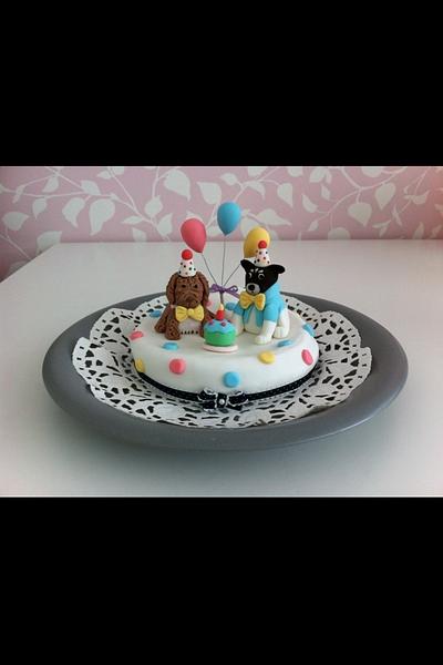 Doggies cake - Cake by R.W. Cakes
