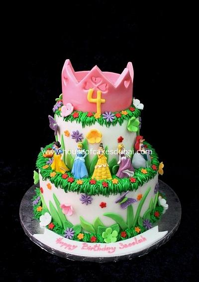 Disney princesses cake - Cake by The House of Cakes Dubai