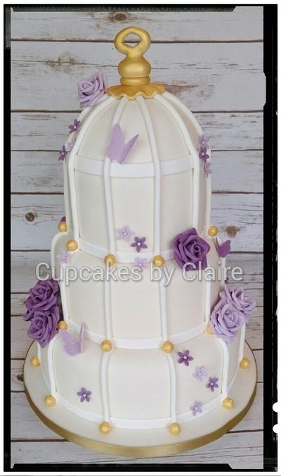 Birdcage wedding cake - Cake by Cupcakes by Claire 