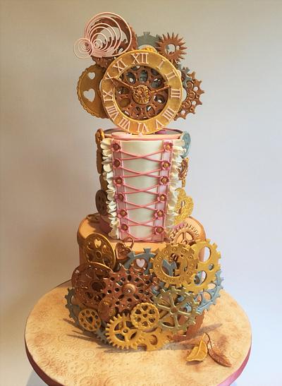 Steampunk cake  - Cake by vida cakes