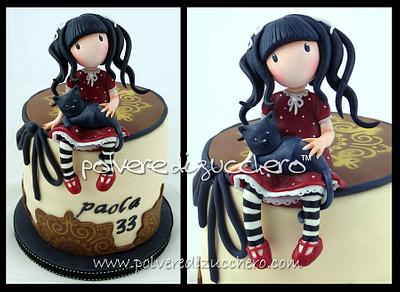 Gorjuss style cake for my birthday - Cake by Paola