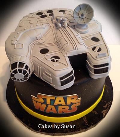 Falcon Star Wars ship - Cake by Skmaestas