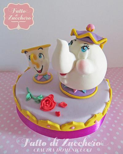 Mrs. Potts and Chip (Beauty and the Beast) - Cake by Fatto di Zucchero