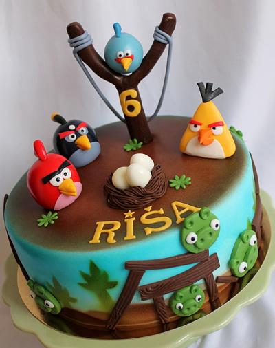 Angry birds. - Cake by Kateřina Lončáková