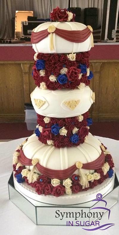 Indian Wedding Cake - Cake by Symphony in Sugar