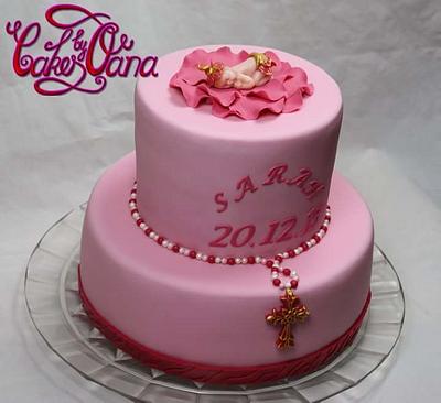 Christening cake - Cake by cakesbyoana