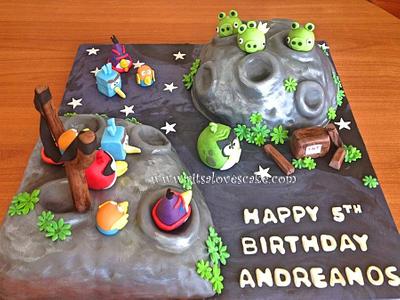 Angry Birds Space - Cake by Ritsa Demetriadou