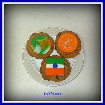 India's Independence Day Cookies - Cake by FiasCreations