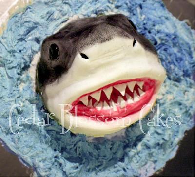 White pointer cake or Carcharodon carcharias ccccake - Cake by ozgirl39